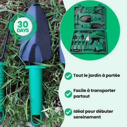Kit d'outils de jardin multifonctions