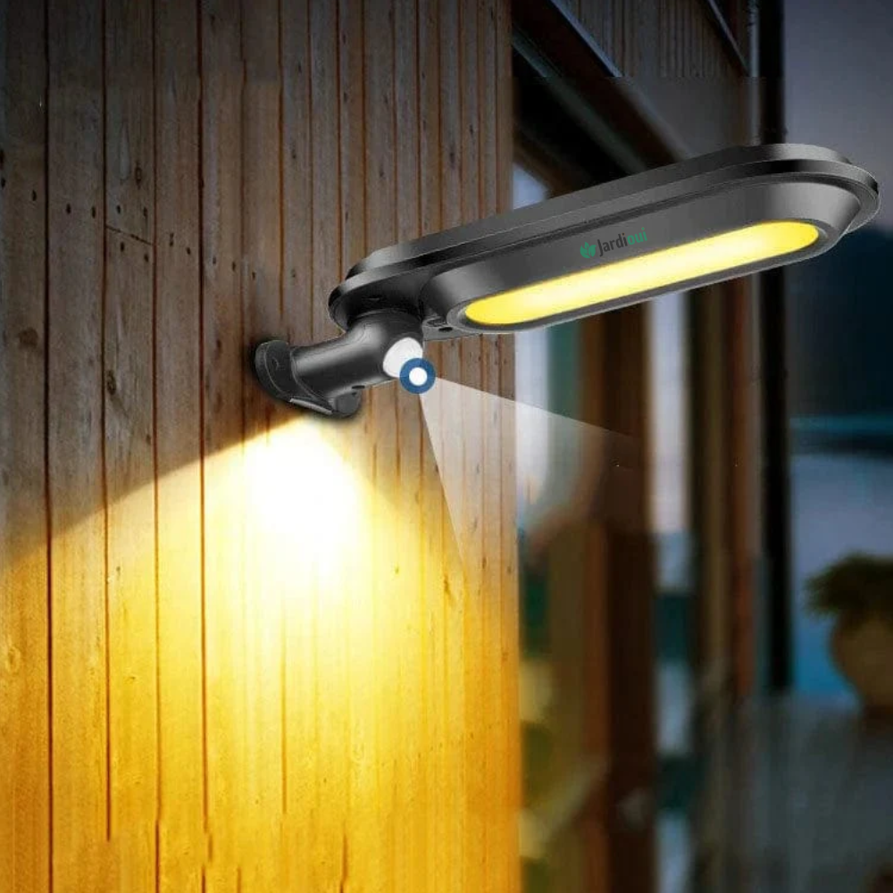Lampadaire Solaire Détecteur de Mouvement Puissant