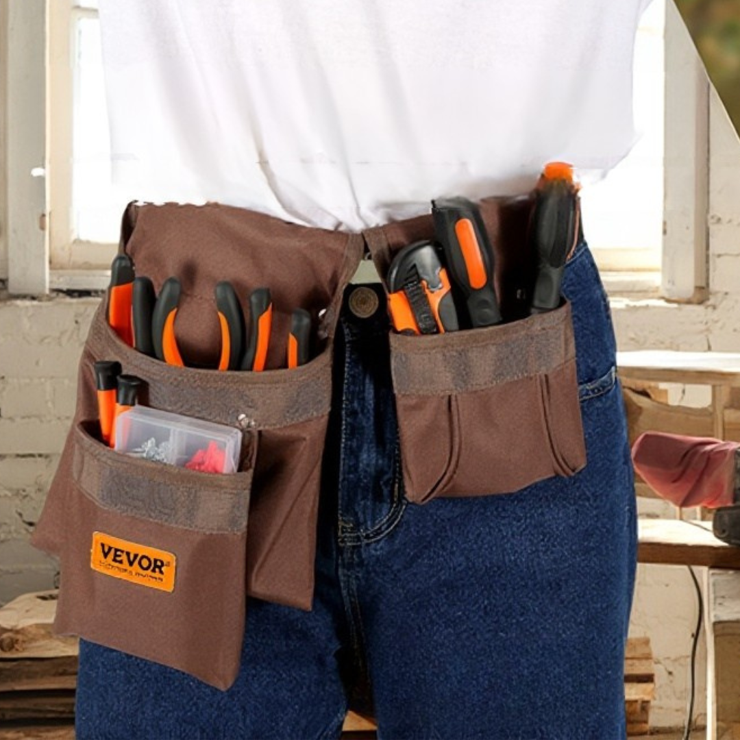 Ceinture à Outils Compacte & Résistante (Outils non inclus)