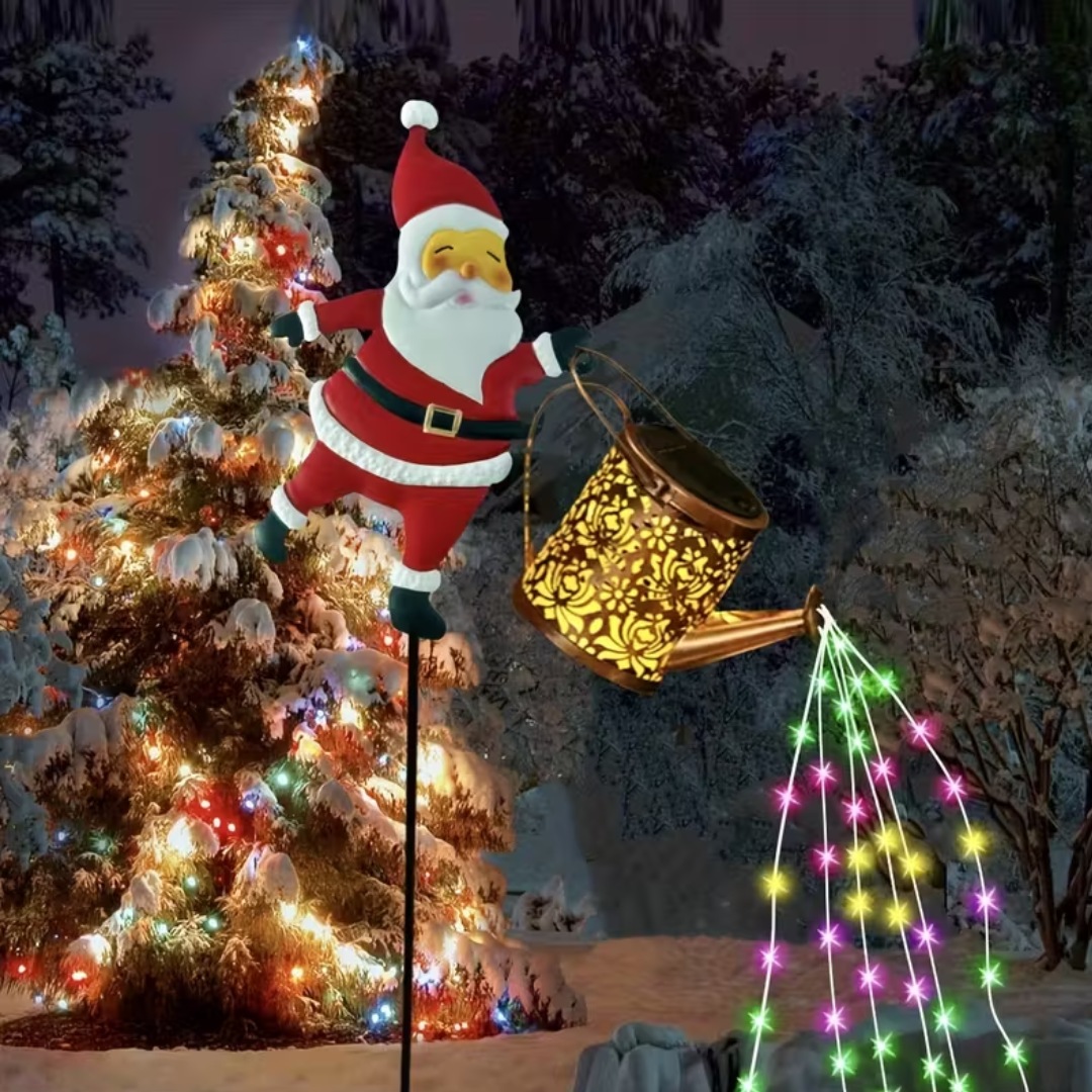 Jardioui 1 Père (39.90 €/ pcs) Père Noël Cascade Lumineuse Enchantée