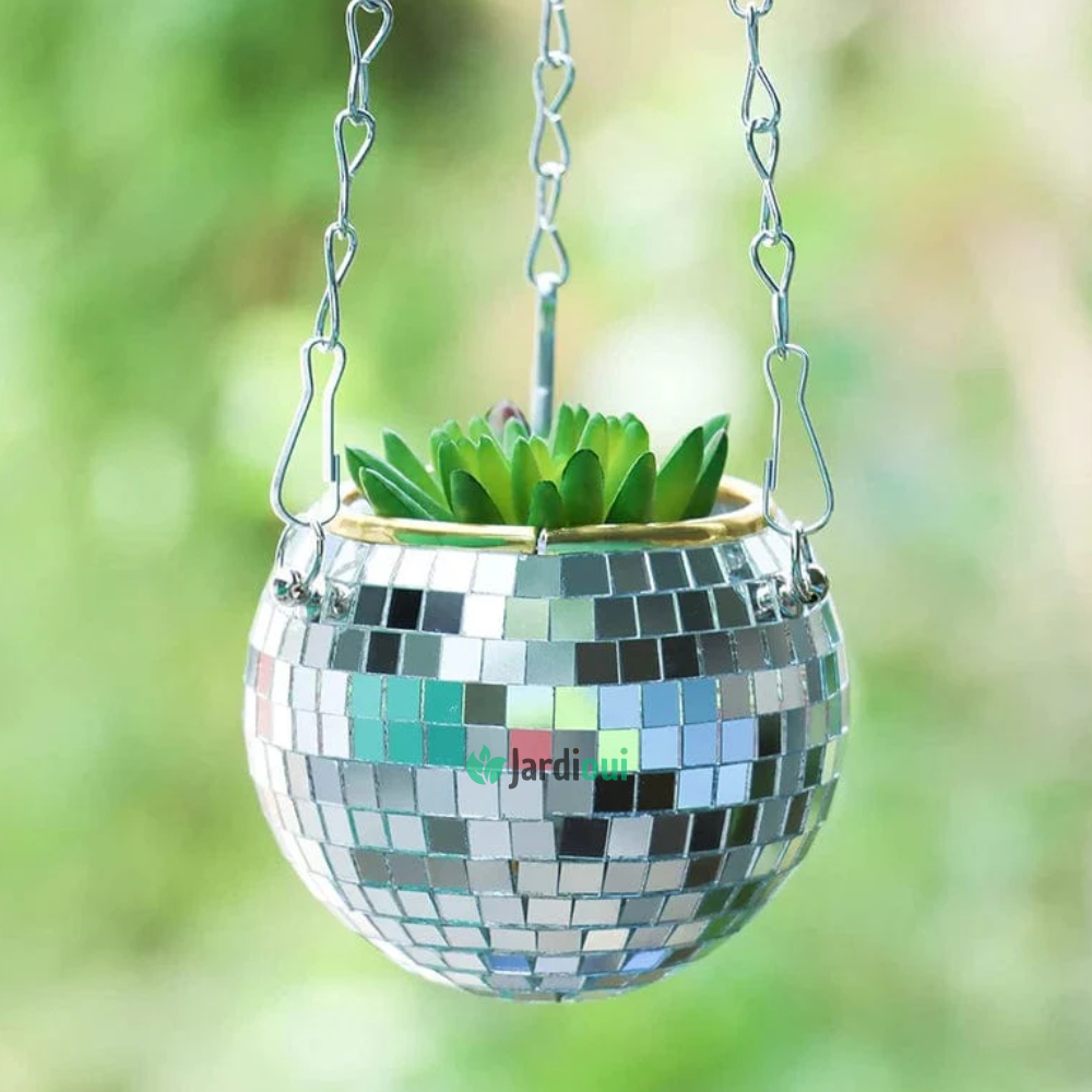 Jardioui 1 Pot (34.90 €/ pcs) Pot de Fleur Boule à Facette Éclatant