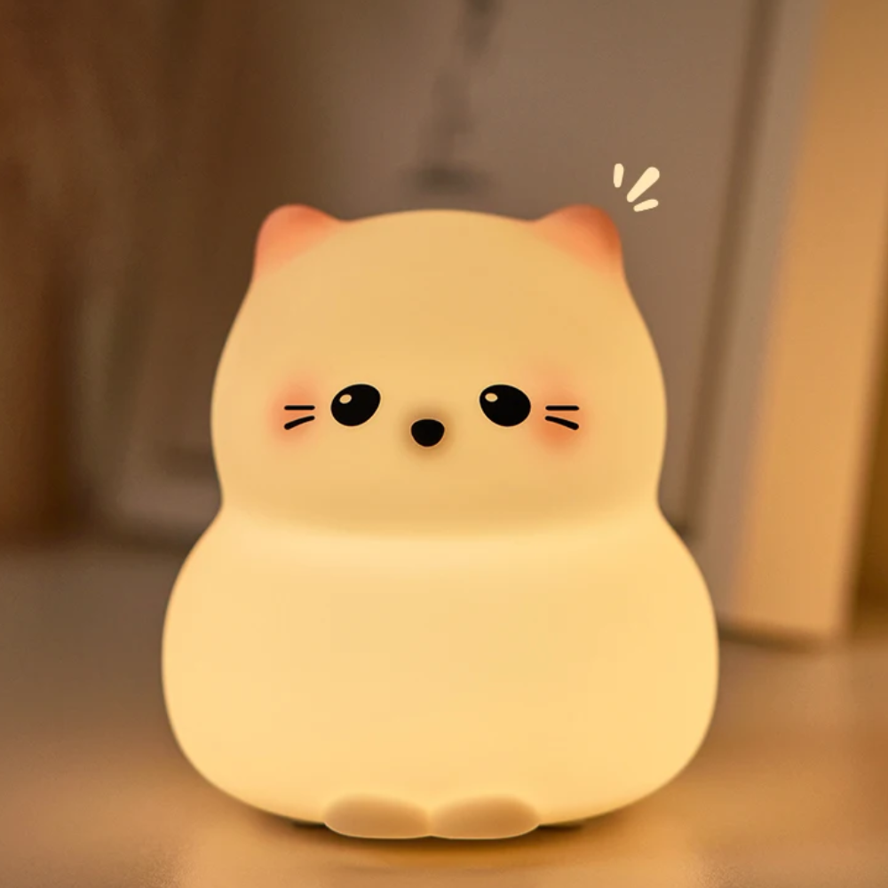 Jardioui 2 Veilleuses (34.90 €/ pcs) Veilleuse Chaton Doux Lumineux