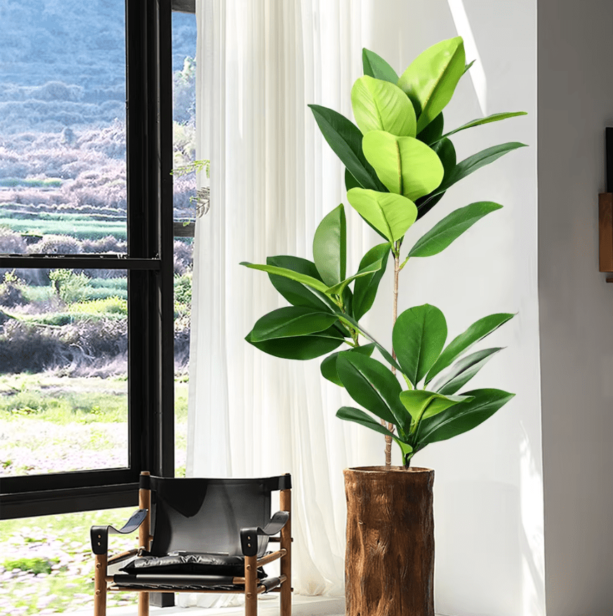 Jardioui A Grande Plante Artificielle Ficus Tropical