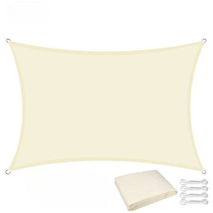 Jardioui Beige / Rectangle / S Voile d'Ombrage Rectangulaire Imperméable