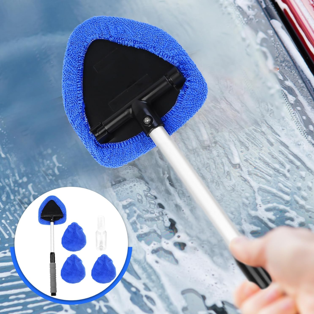 Jardioui Bleu Brosse Télescopique Auto Intelligente