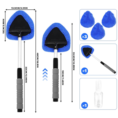 Jardioui Brosse Télescopique Auto Intelligente