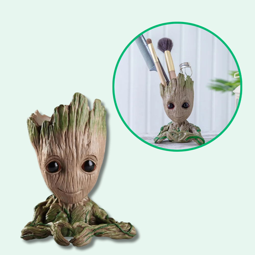 Jardioui Cœur Pot de Plantes Fantaisiste "Gardien de la Forêt"