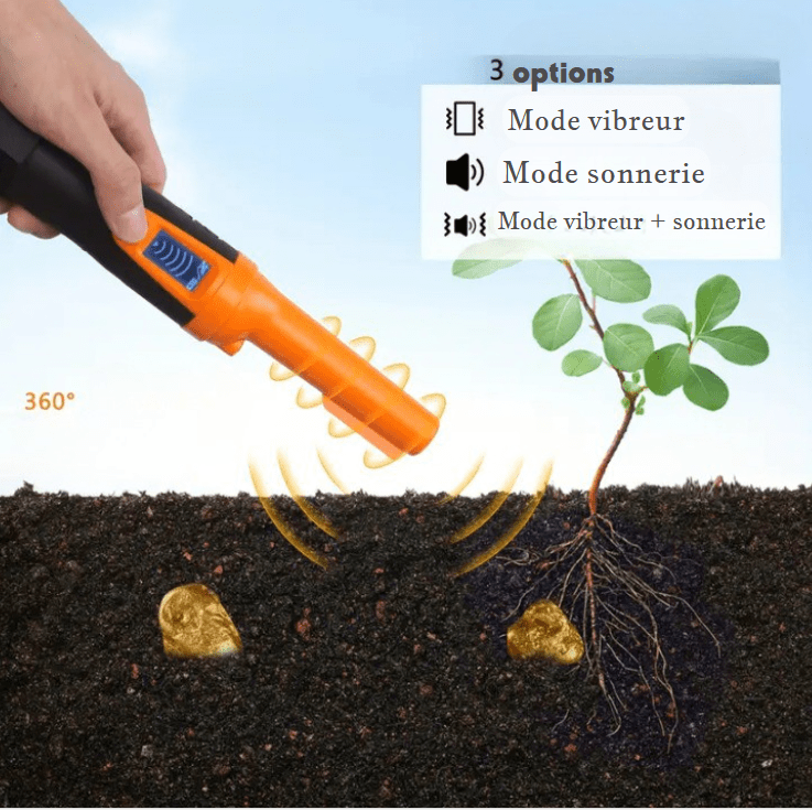 Jardioui Détecteur de métaux d'Elite