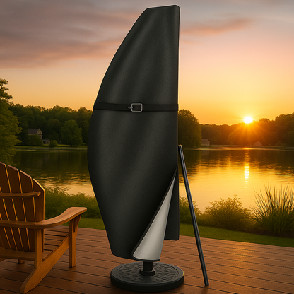 Jardioui Housse Parasol Déporté Etanche