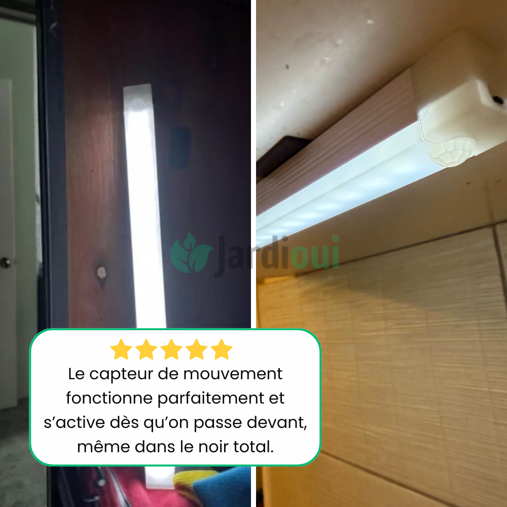 Jardioui Lampe LED avec Détecteur de Mouvement Intérieur
