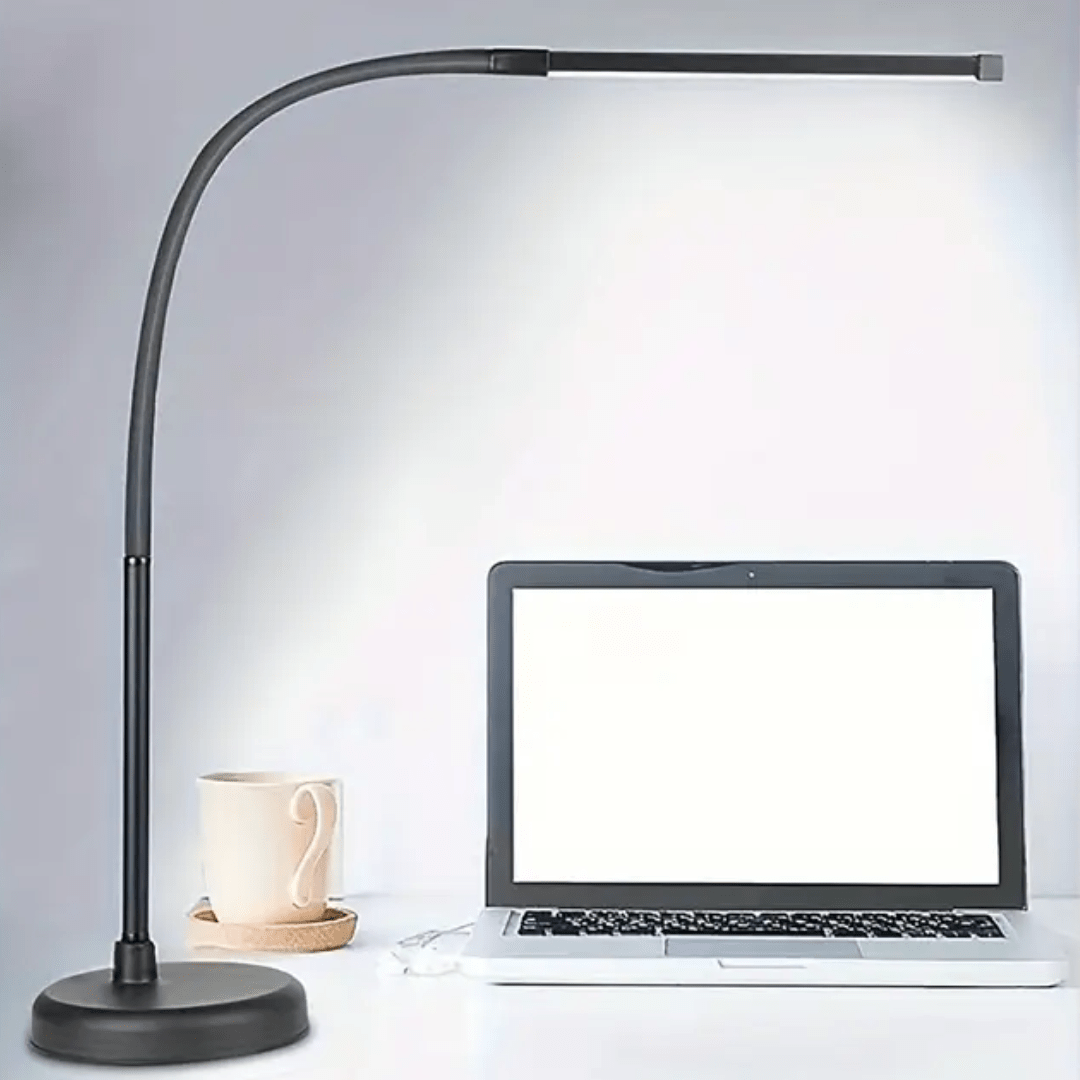 Jardioui Noir Lampe de Bureau d'Architecte Flexible