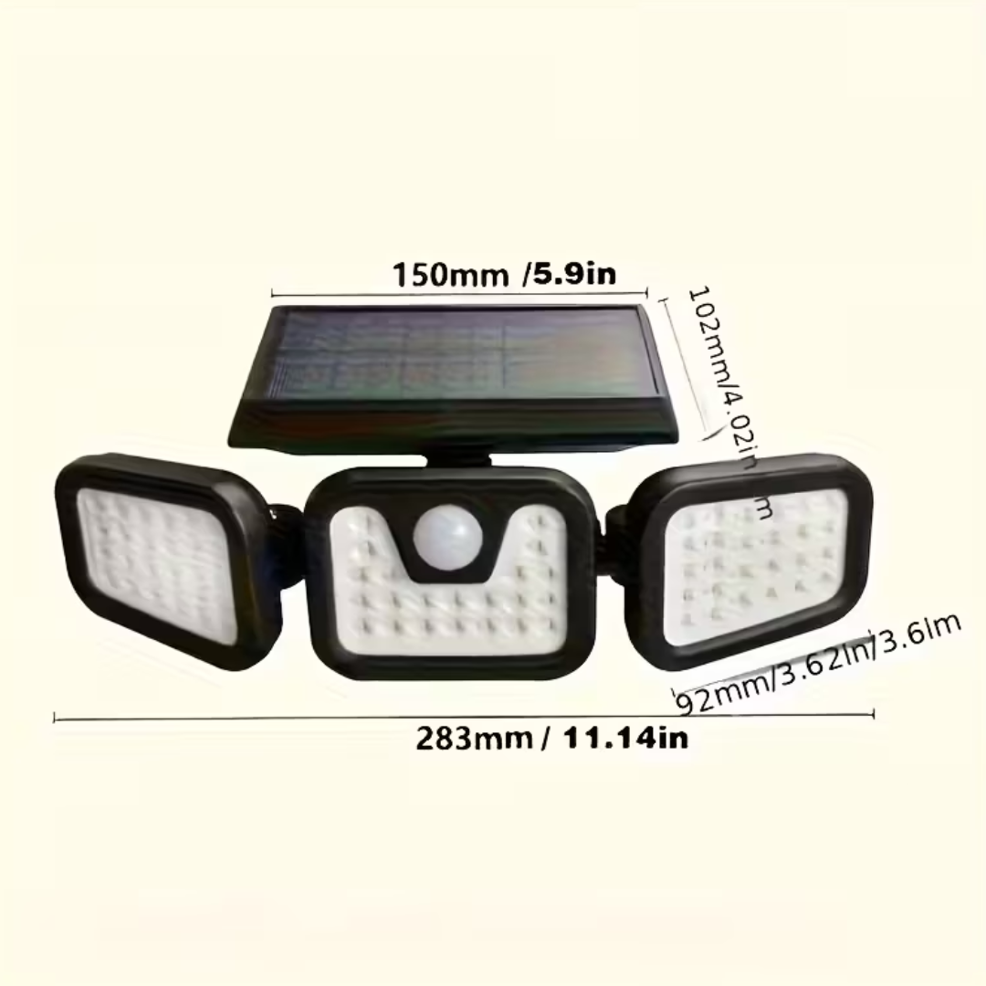 Jardioui Projecteur Solaire Détecteur Haute Performance