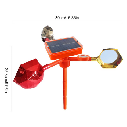 Jardioui Répulseur Solaire Intelligent Multi-Zone pour Animaux