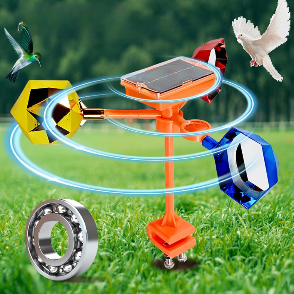 Jardioui Répulseur Solaire Intelligent Multi-Zone pour Animaux