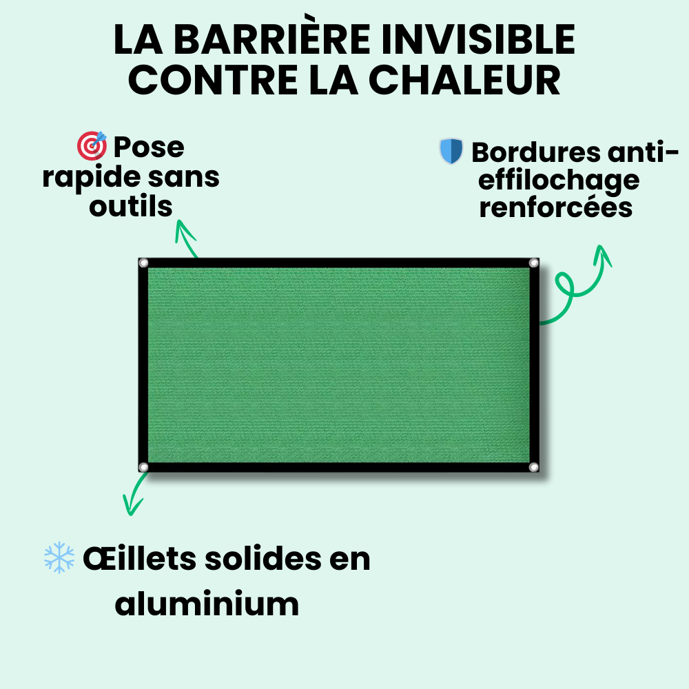 Jardioui Voile d'Ombrage Rectangulaire Premium